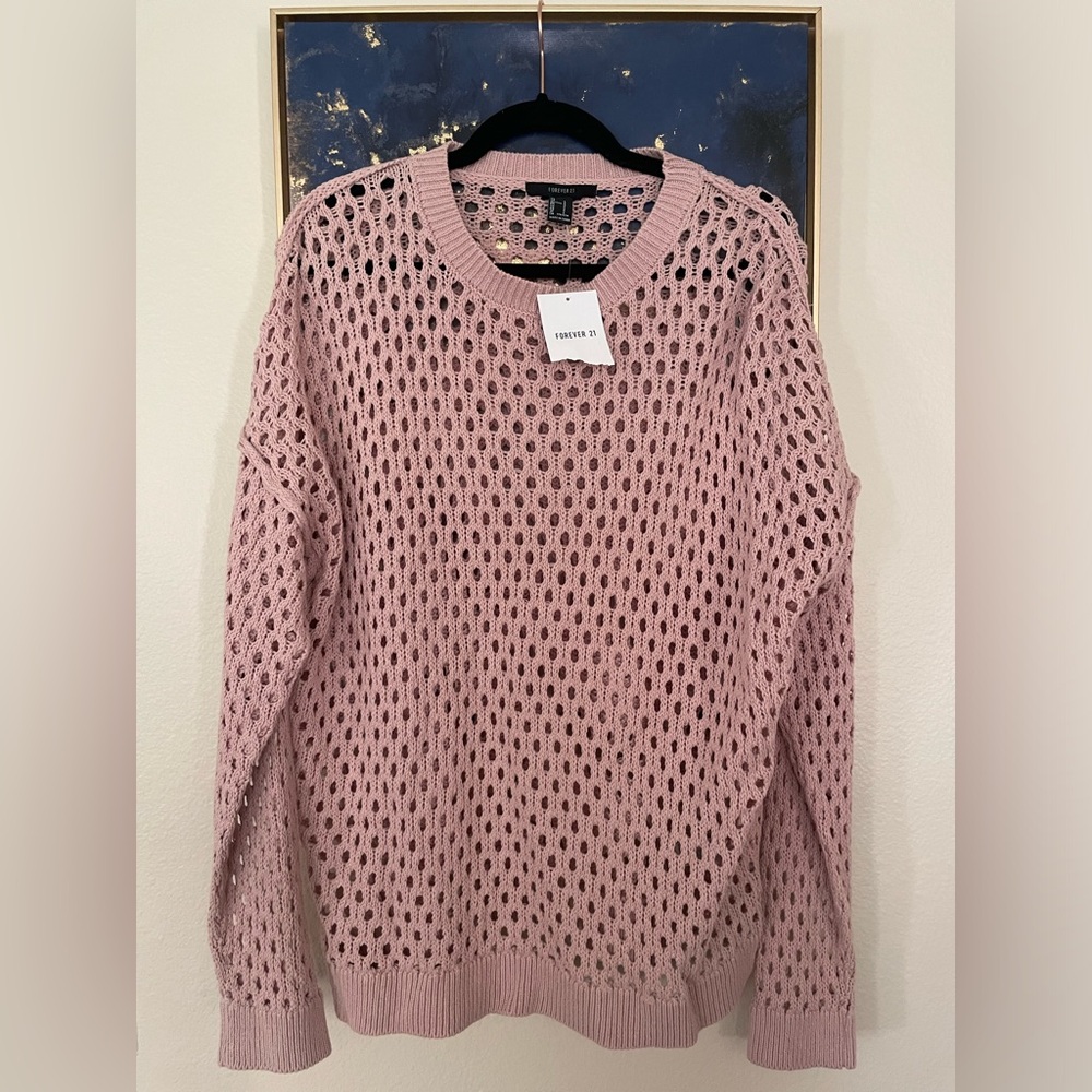 FOREVER 21 , NWT, Pink mermaid sweater